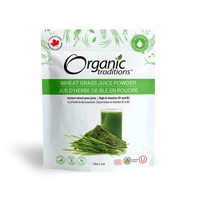 Organic Traditions Wheatgrass Juice Powder 150g