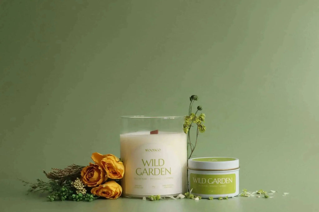 WOODCO Wild Garden Scented Candle 100g