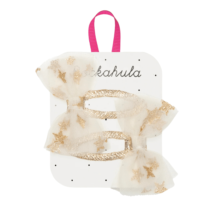 Wish Upon A Star Tulle Bow Clips