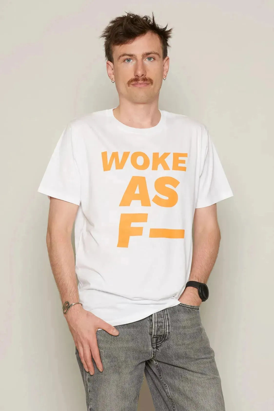 Woke As F T-Shirt (White)