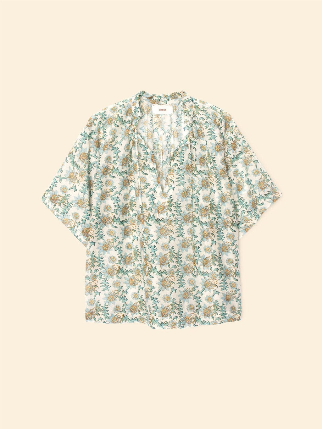Shirt X5igp010 Meadow Top Gardenia