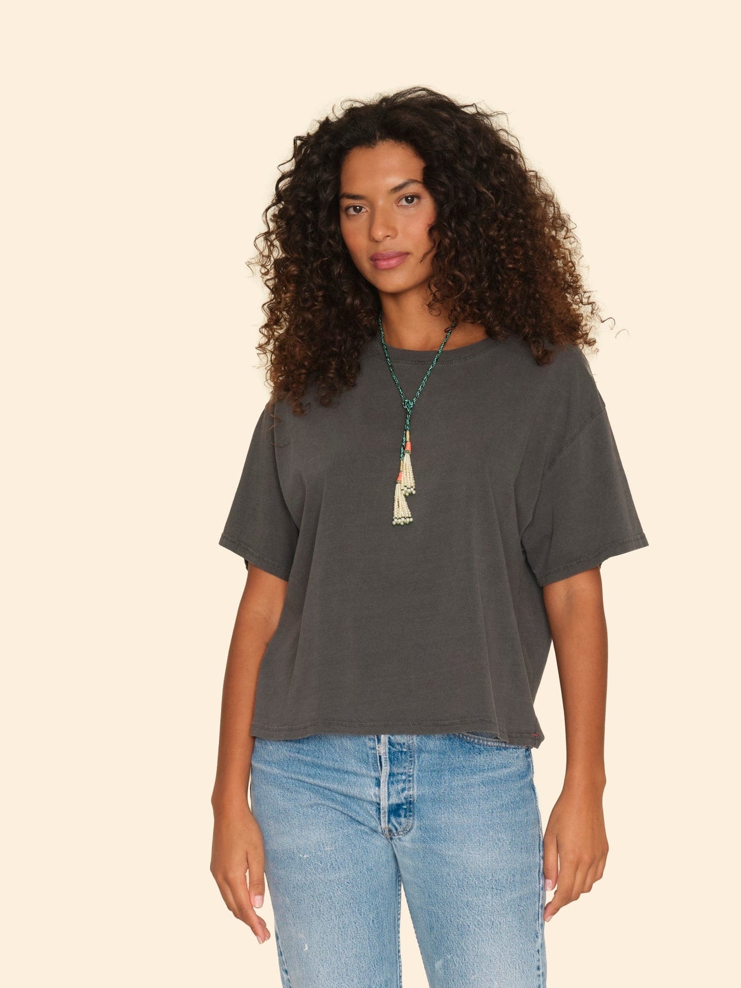 Tshirt X6okj324 Palmer Tee Vintage-Black