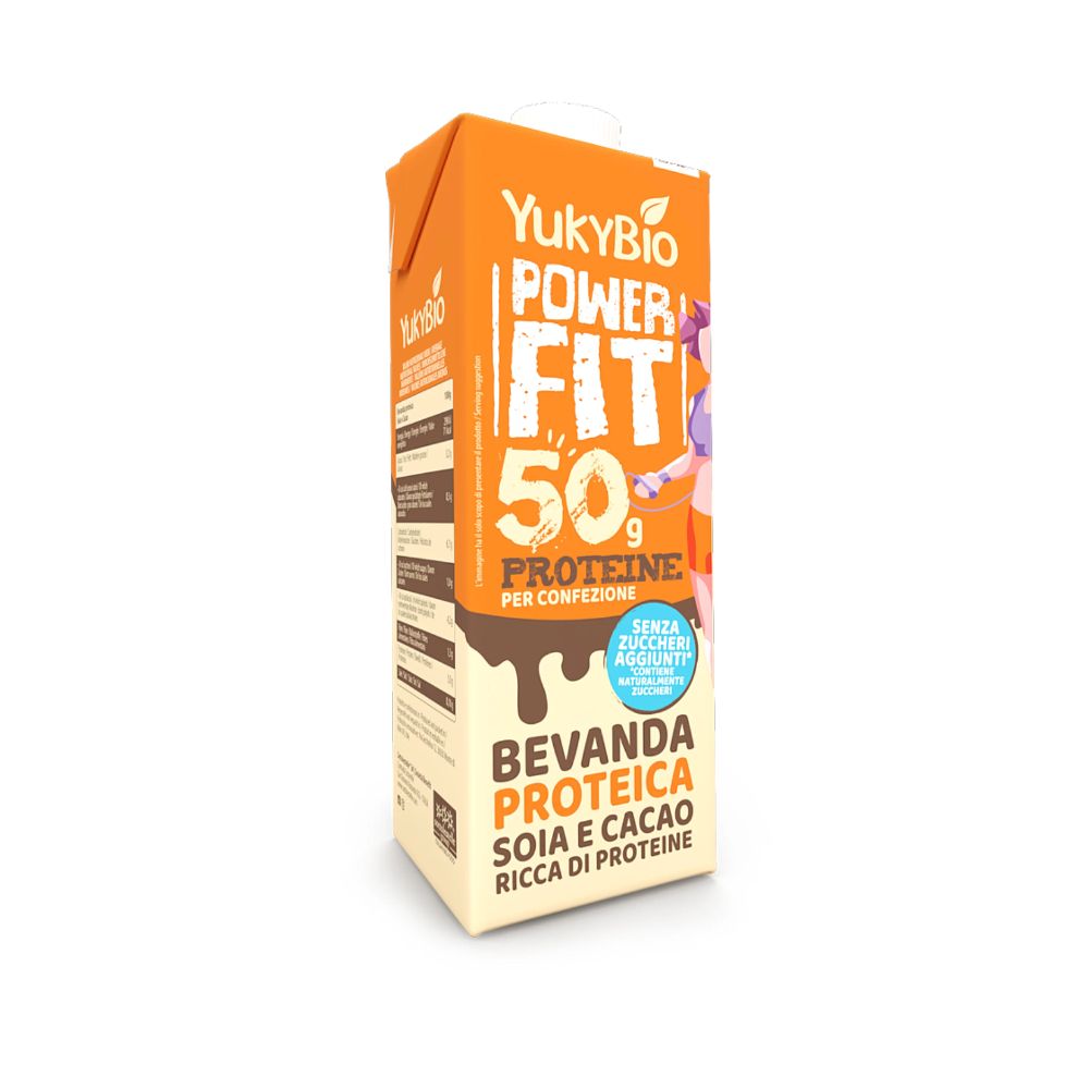 Organic Vegan Powerfit soy protein milk with cocoa