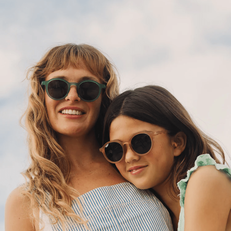 Adult Oval Sunglasses - Olive Green