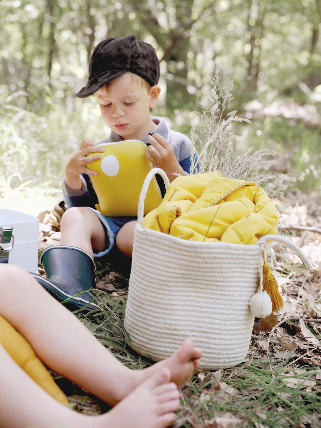 Animal Cushion Lazy Bear Honey