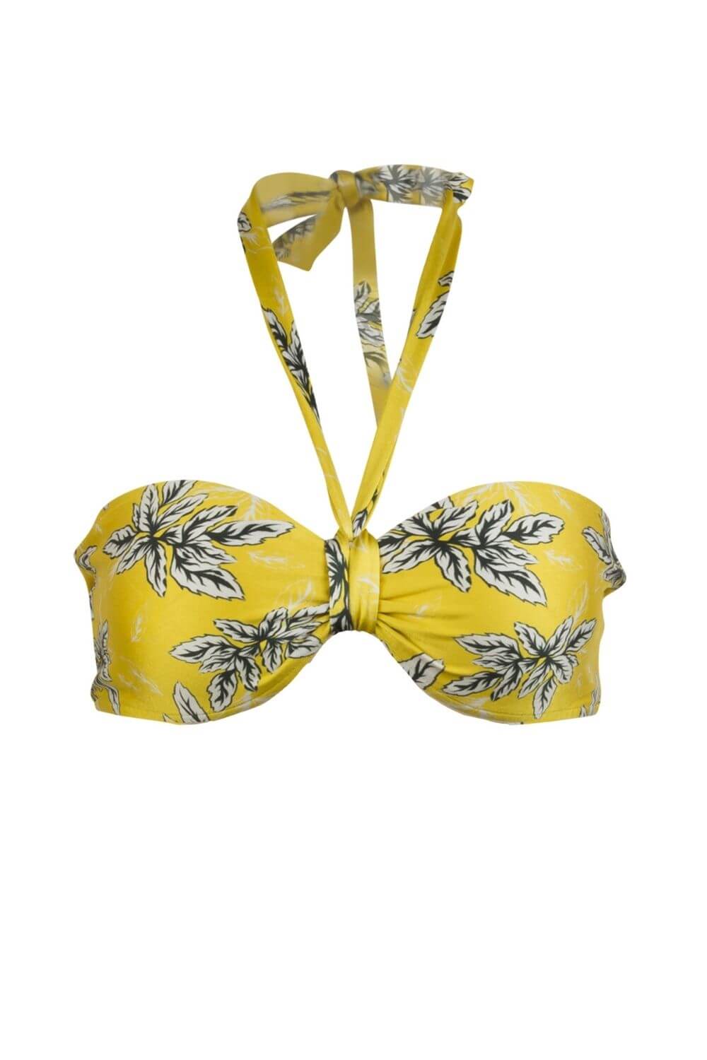 Yellow Strapless Bandeau Bikini Top - Bianca
