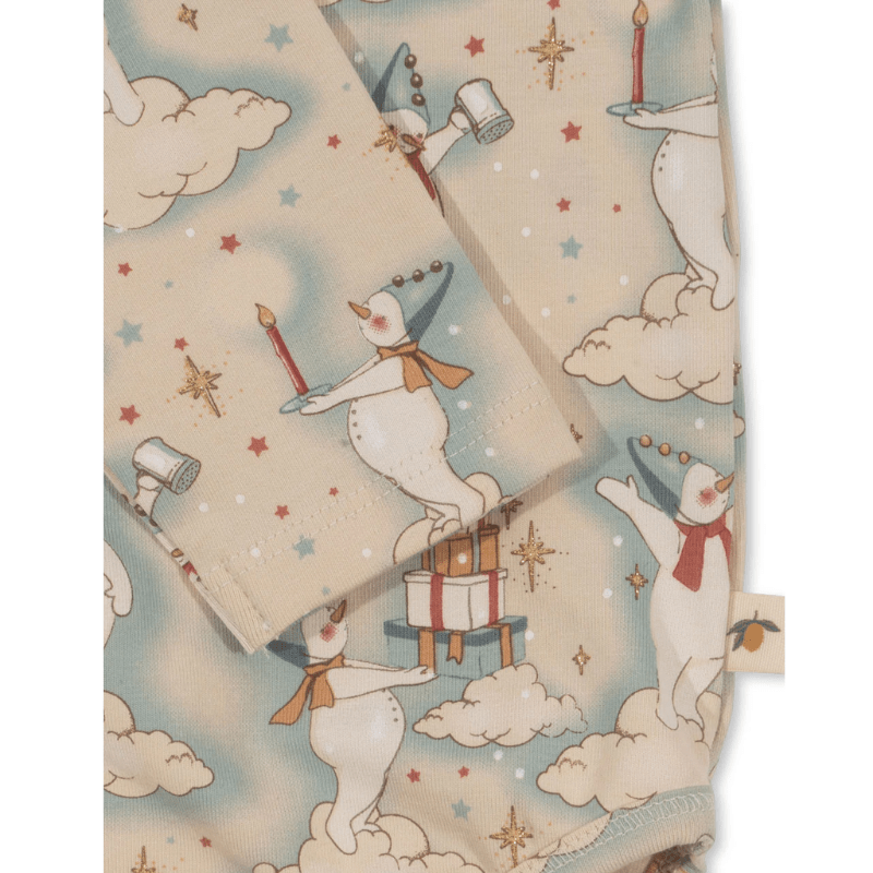 Basic Body / Pants Set Gots - Let It Snow