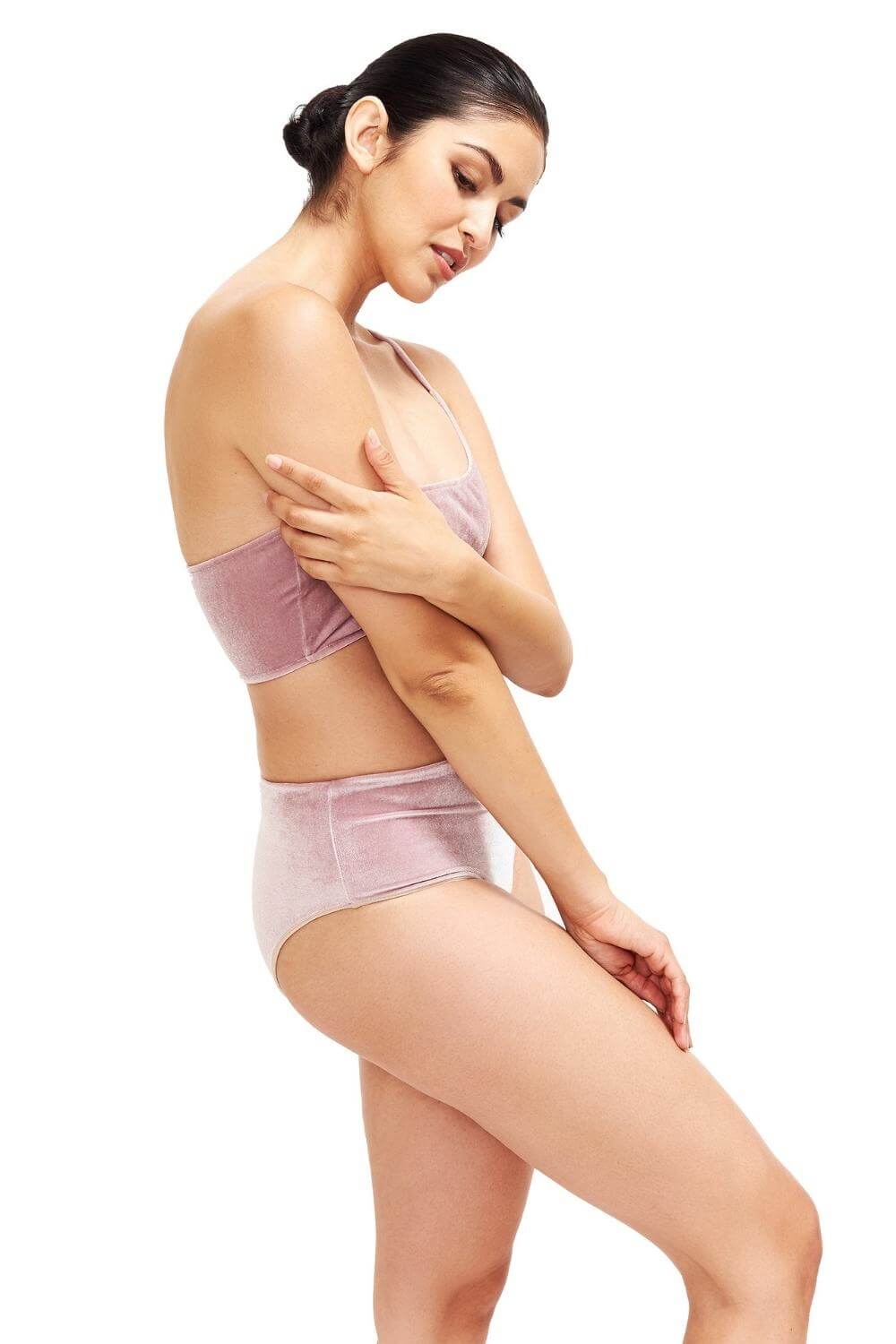 Serena Hipster Bikini Bottom Blush Velvet