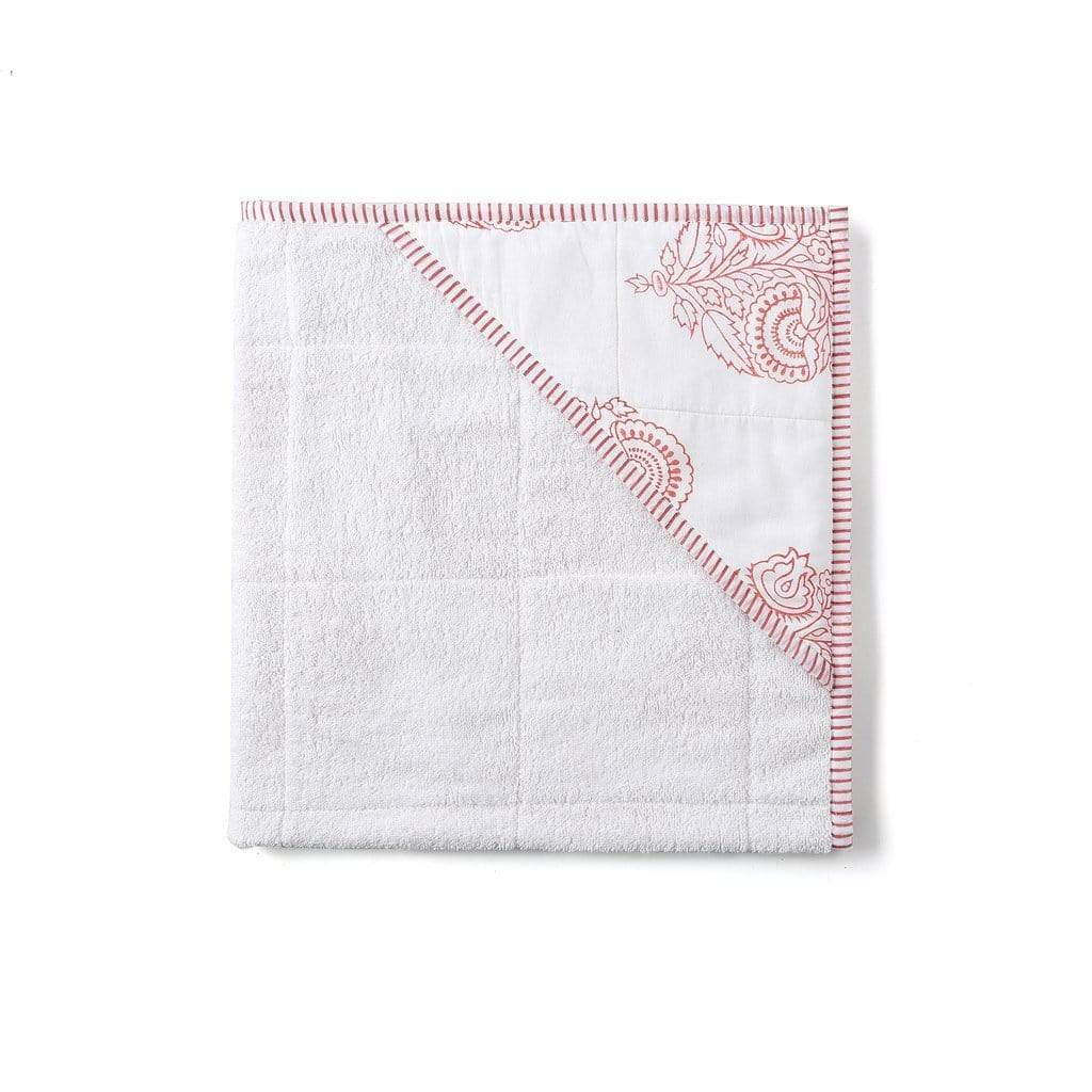Block-Printed Cotton Towel