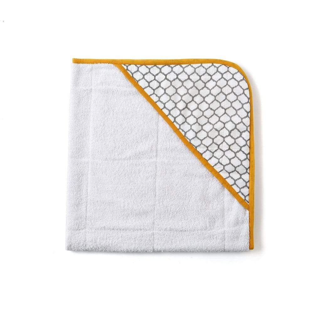 Block-Printed Cotton Towel