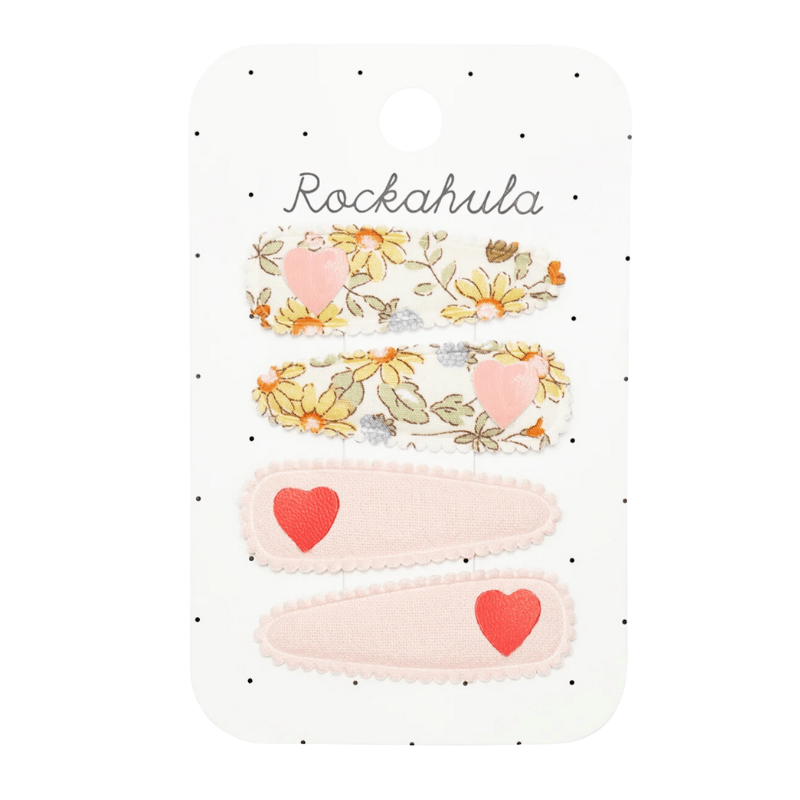 Bramble Heart Fabric Clip Set