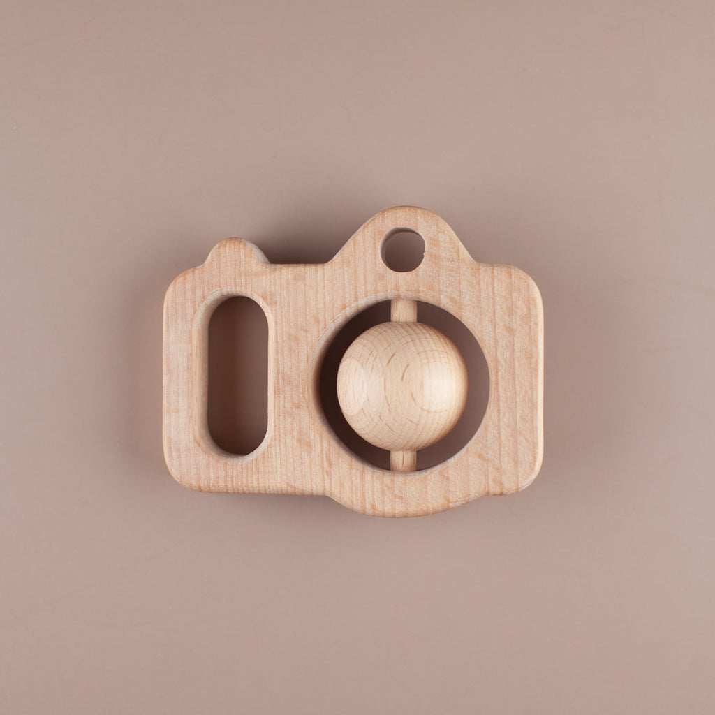 Camera Beech Wood Teether