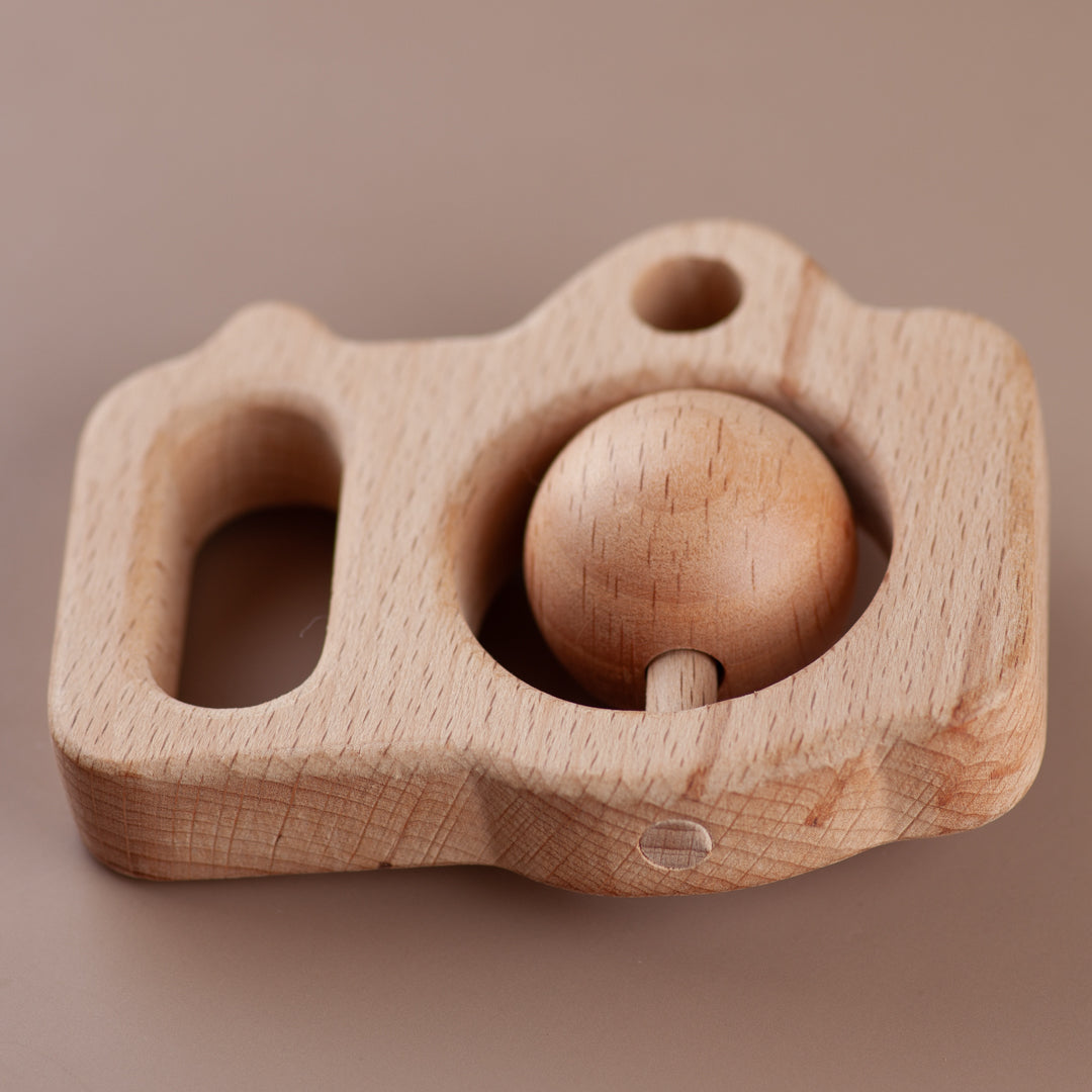 Camera Beech Wood Teether