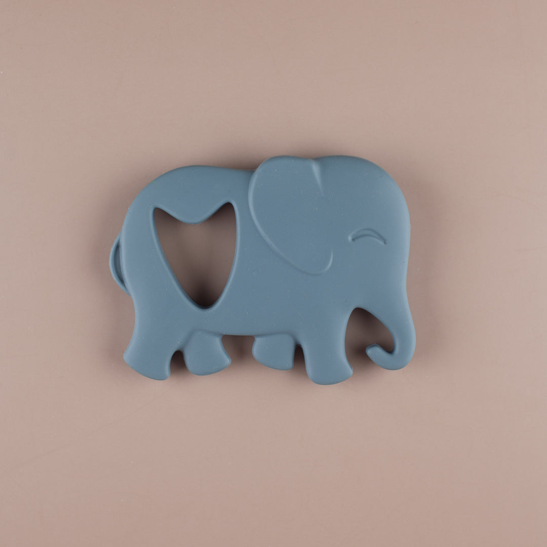 Grey Elephant Silicone Teether