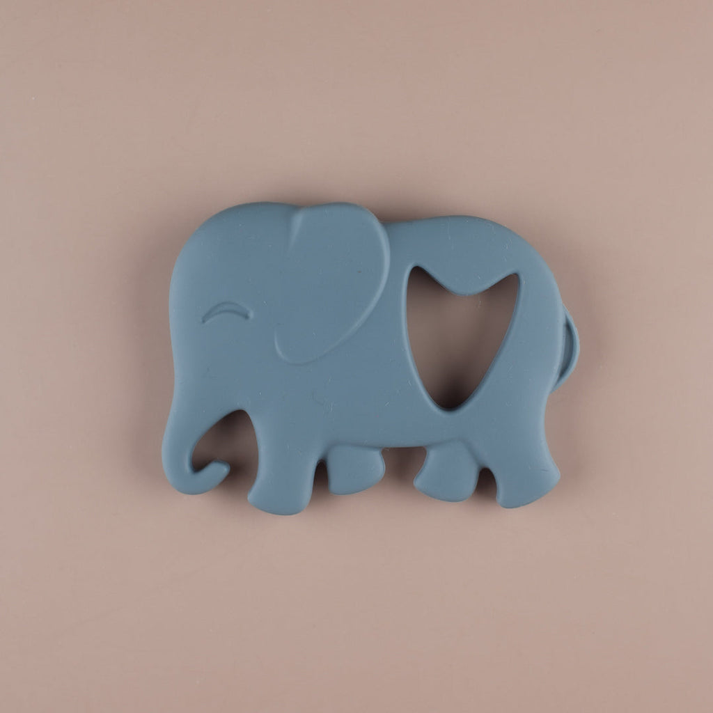 Grey Elephant Silicone Teether