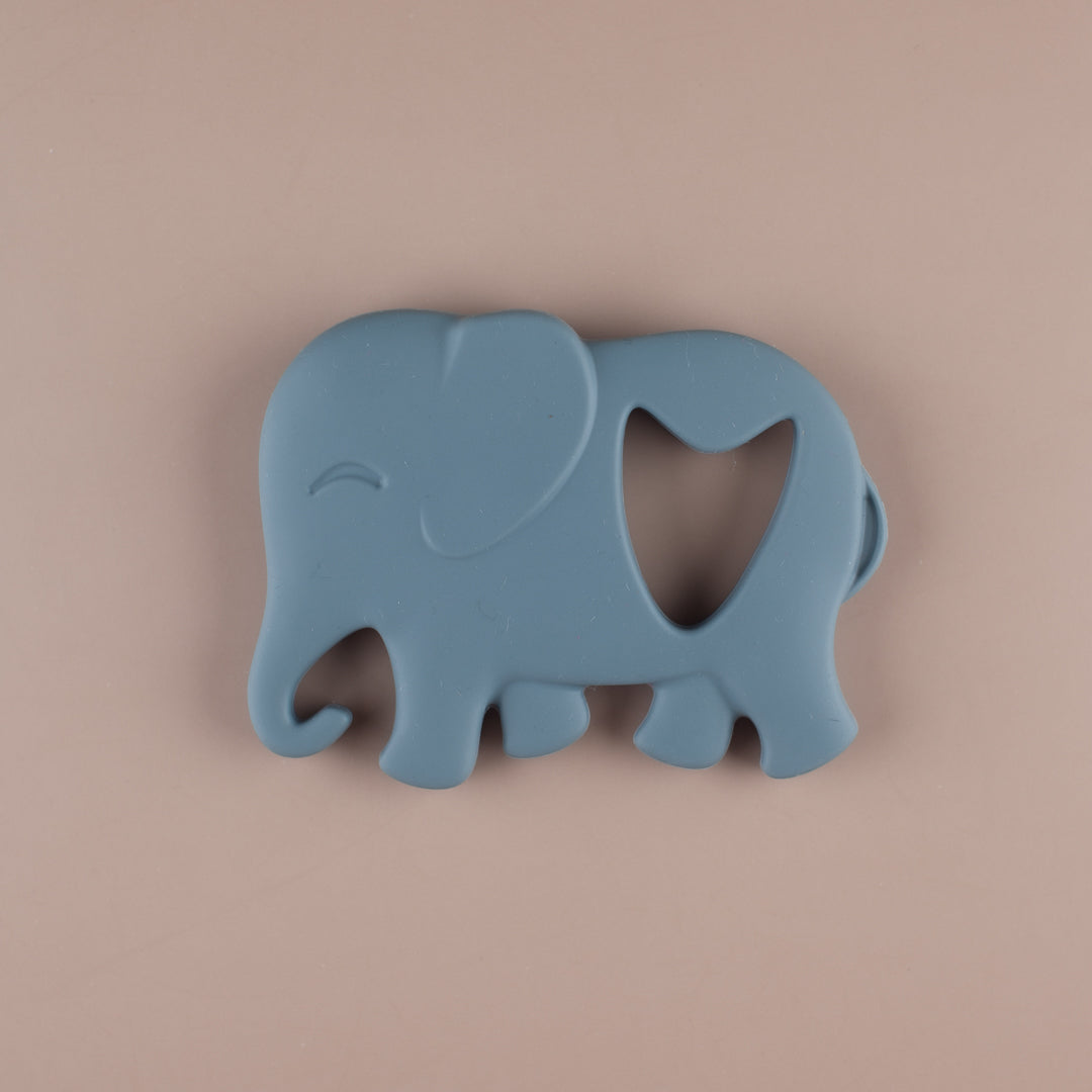 Grey Elephant Silicone Teether