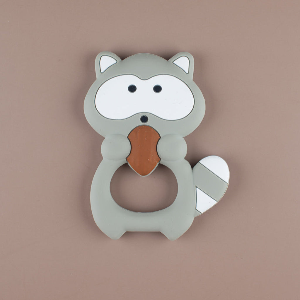 Raccoon Silicone Teether