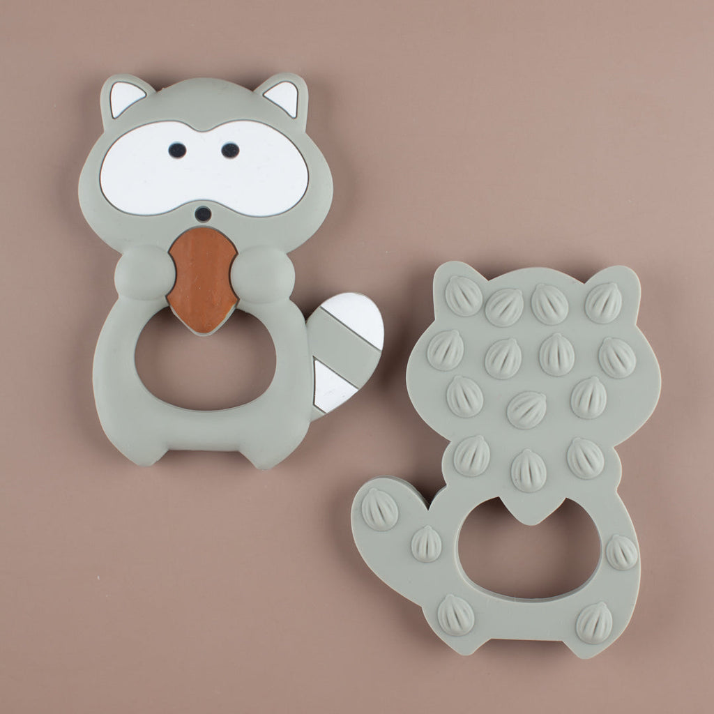 Raccoon Silicone Teether