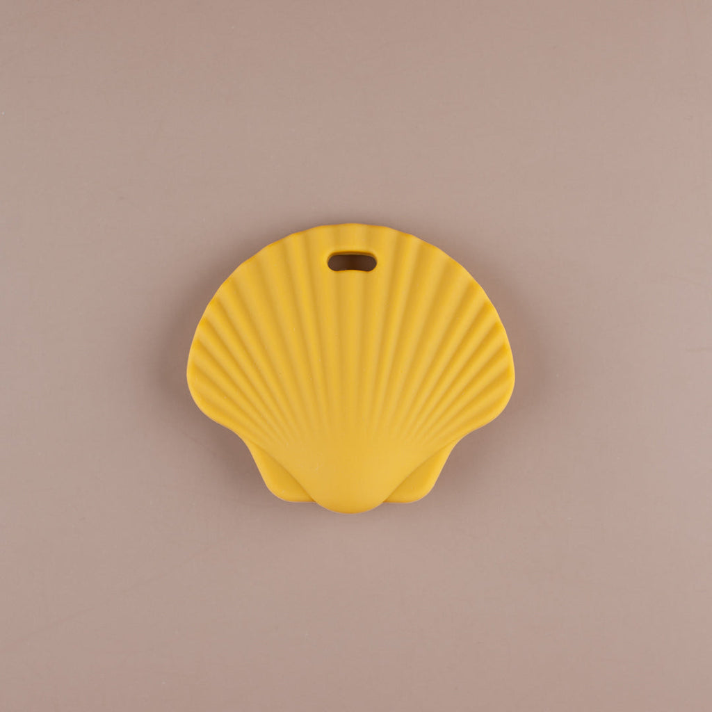 Mustard Shell Silicone Teether