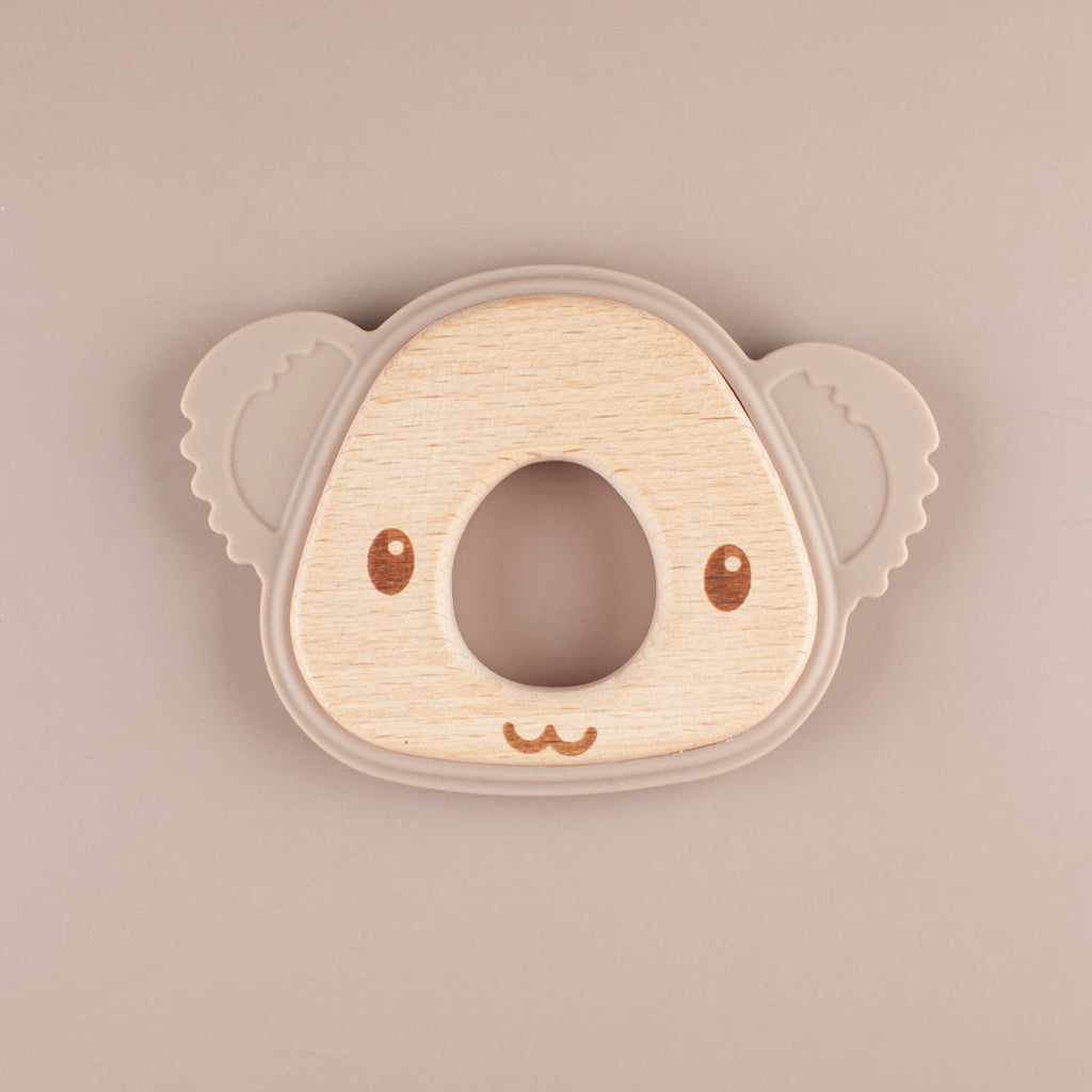 Koala Silicone Beech Wood Teether