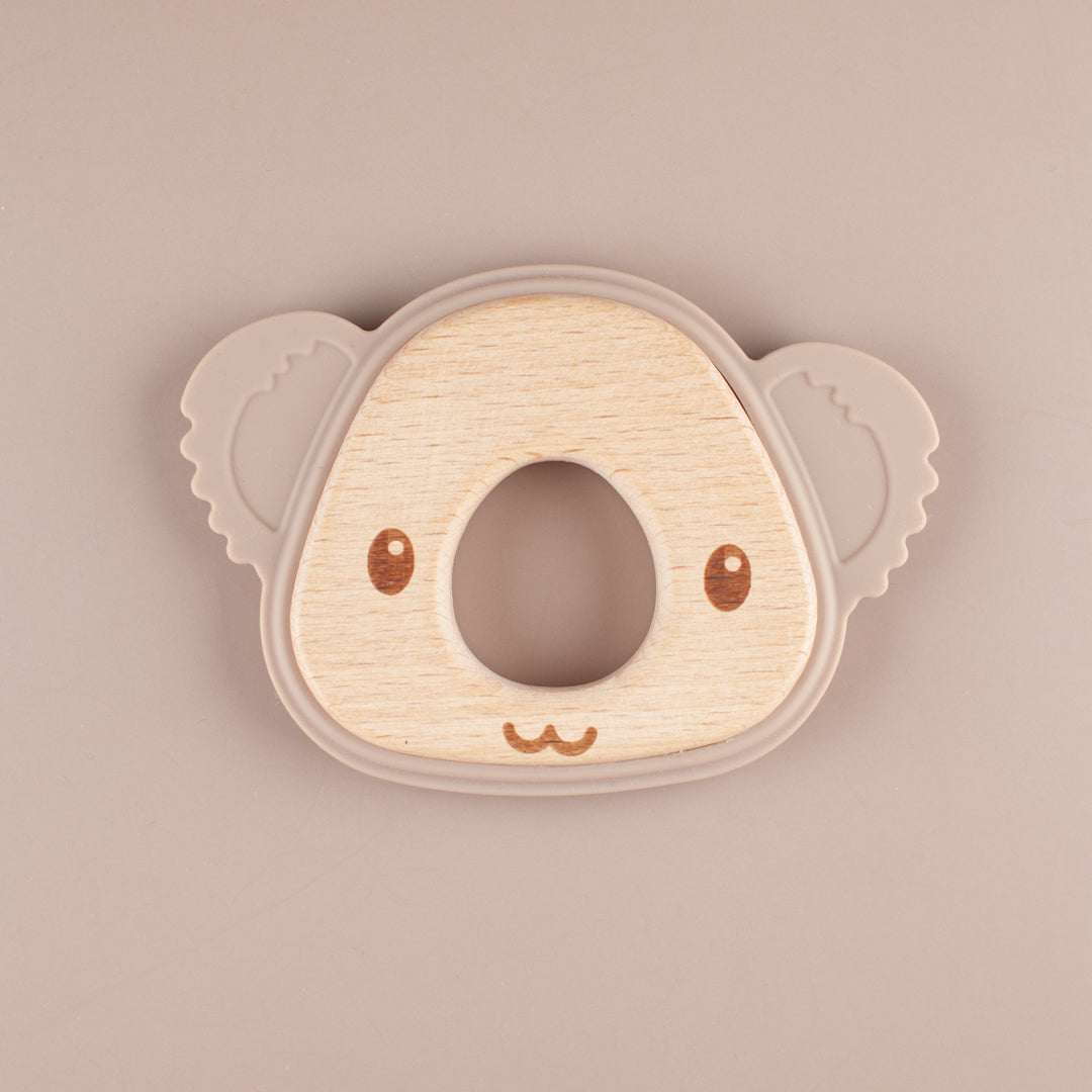 Koala Silicone Beech Wood Teether