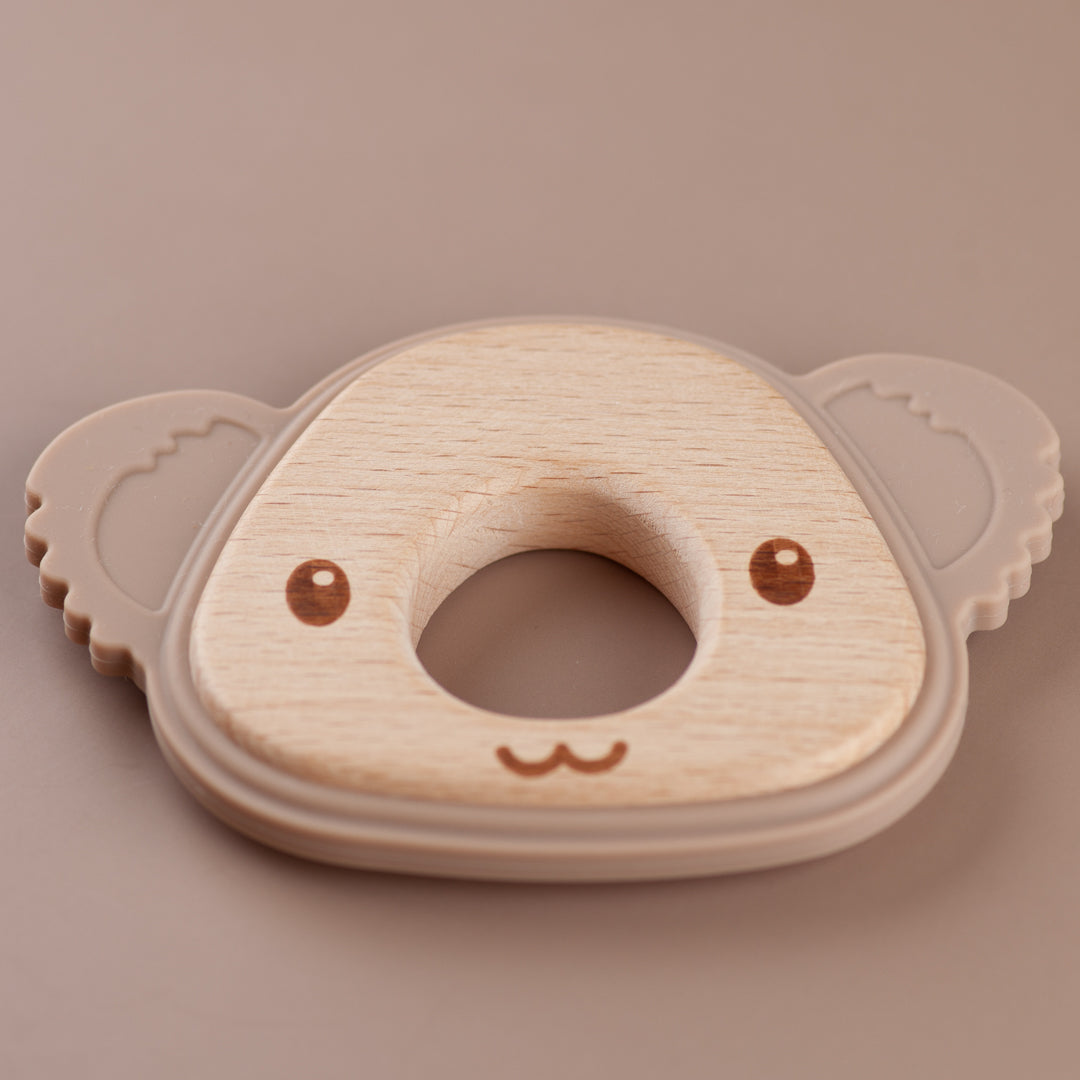 Koala Silicone Beech Wood Teether