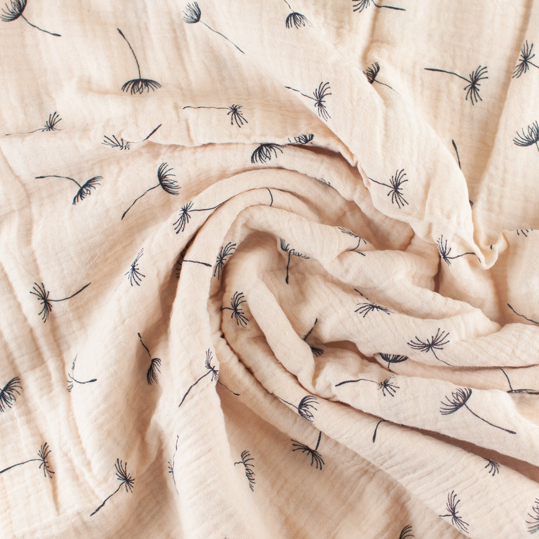 Dandelion Muslin Swaddle Blanket