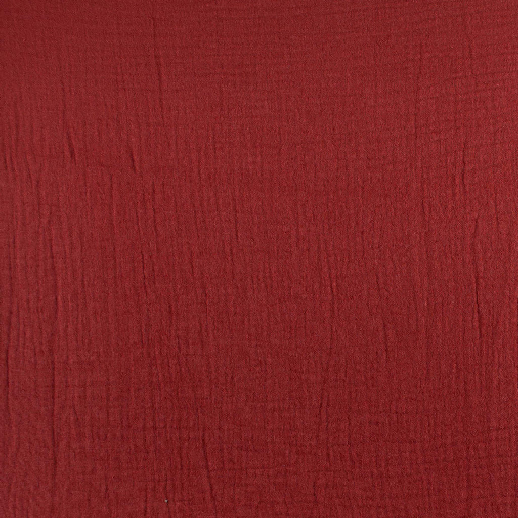 Burgundy Muslin Swaddle Blanket