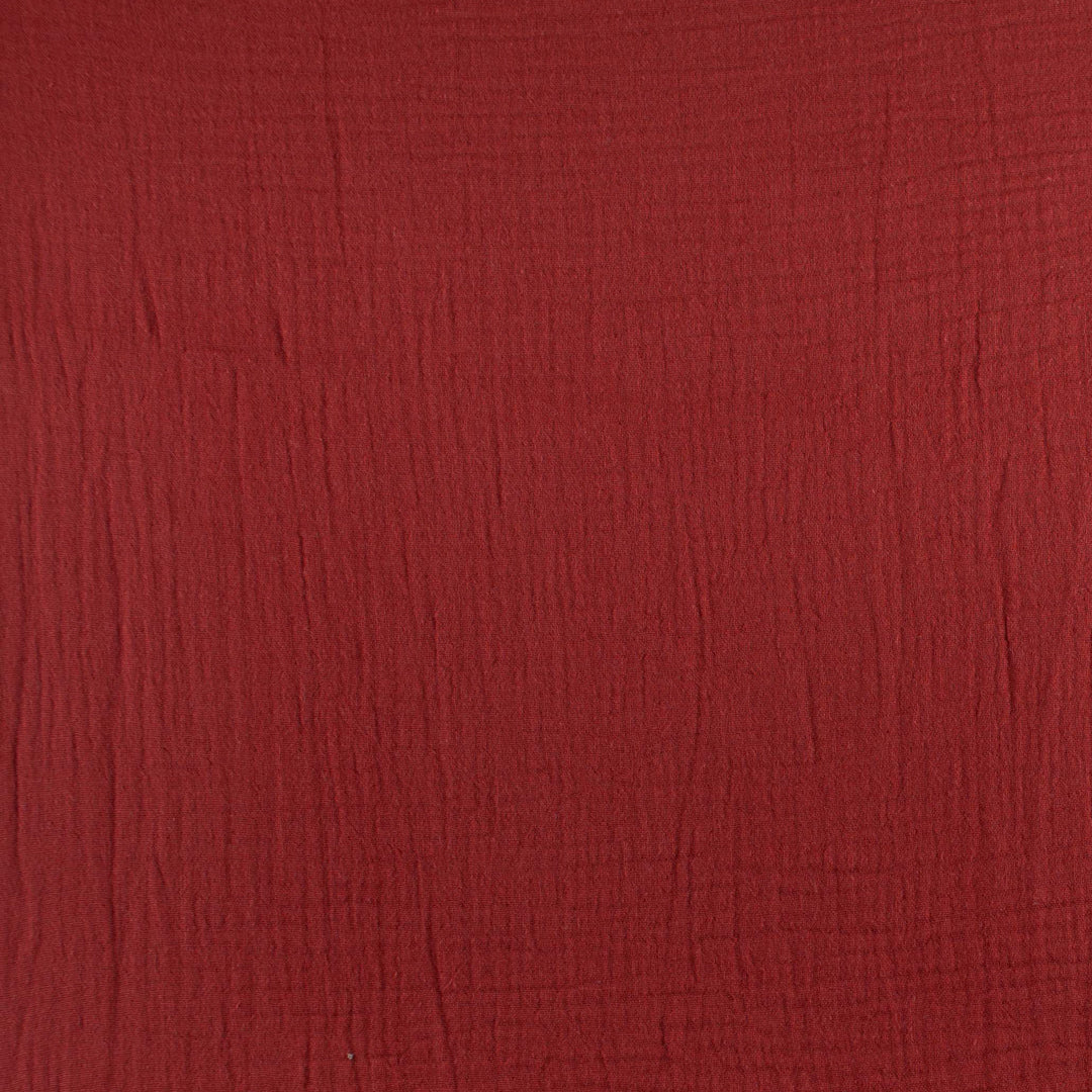 Burgundy Muslin Swaddle Blanket