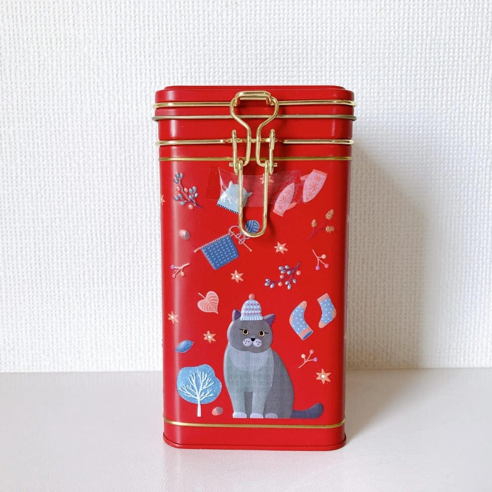 Cat Canister Can - Winter low