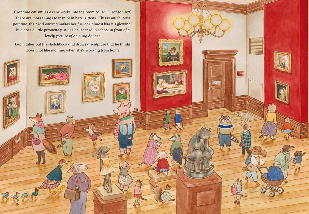 Cat Family at The Museum