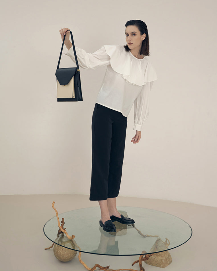 Cedar Bag â€?BLACK & OAT