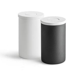 Sealed coffee bean can - black