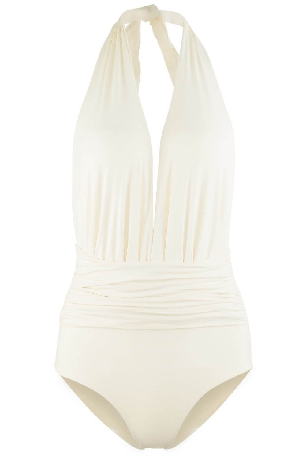 Eva Halter One Piece Swimsuit in Ivory