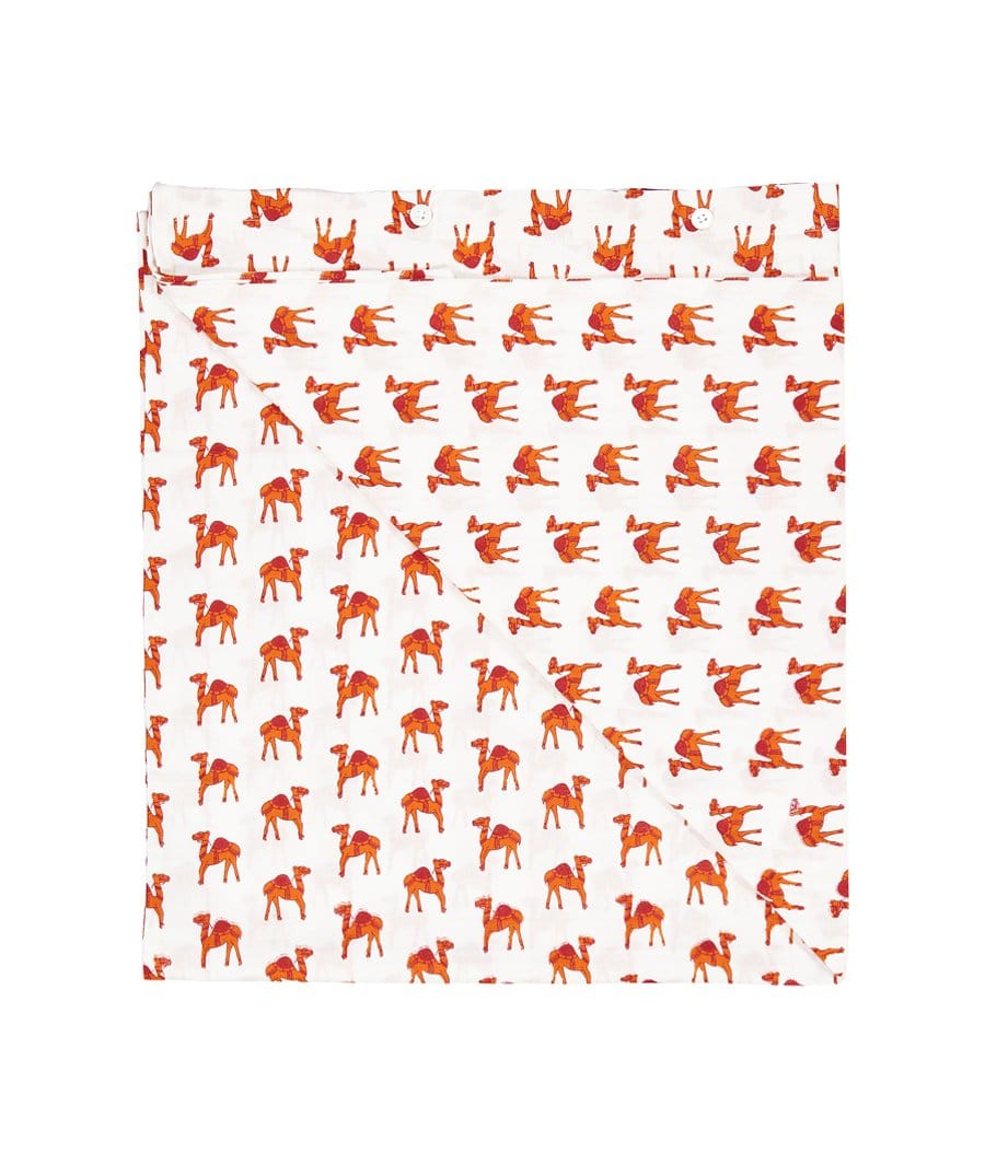 Duvet Cover and Pillow Case Set - Camel