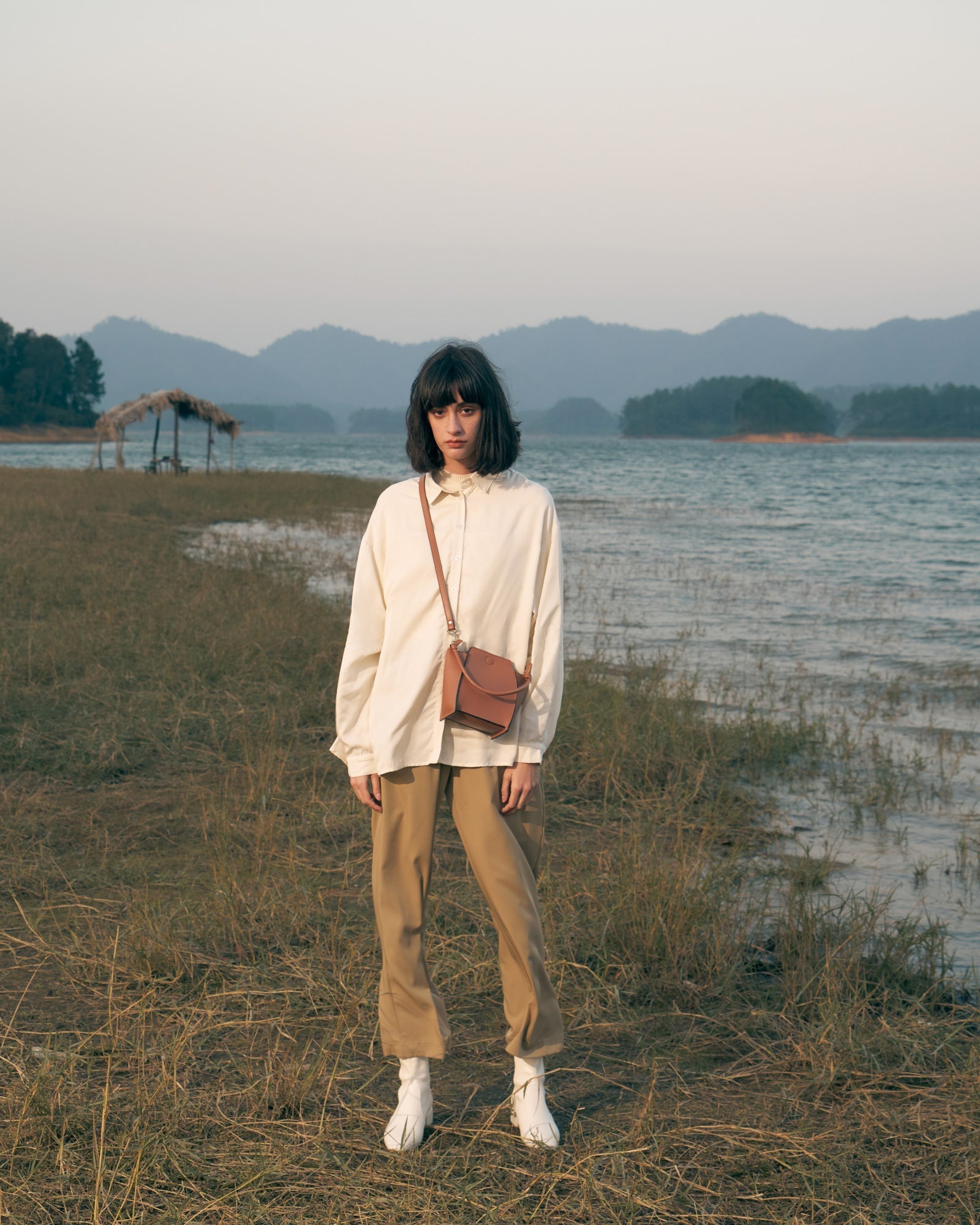 🌽 Mini Pine Corn Leather Bag