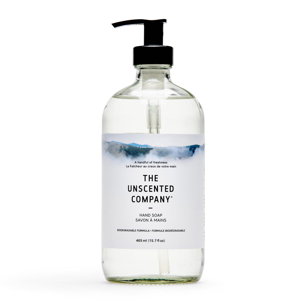 The Unscented Company - Unscented Hand Soap, 500ml (Glass/Plastic Bottle)