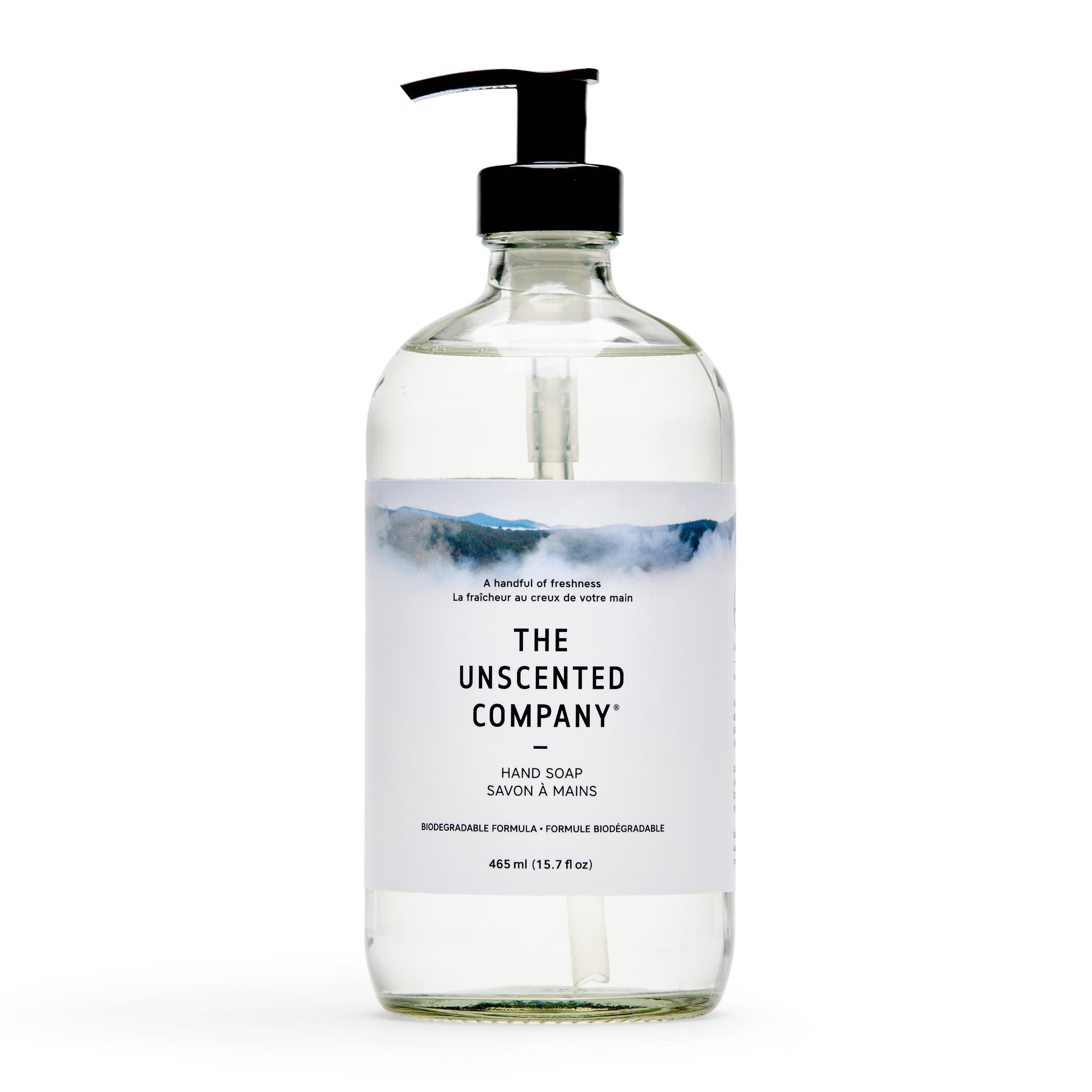 The Unscented Company - Unscented Hand Soap, 500ml (Glass/Plastic Bottle)