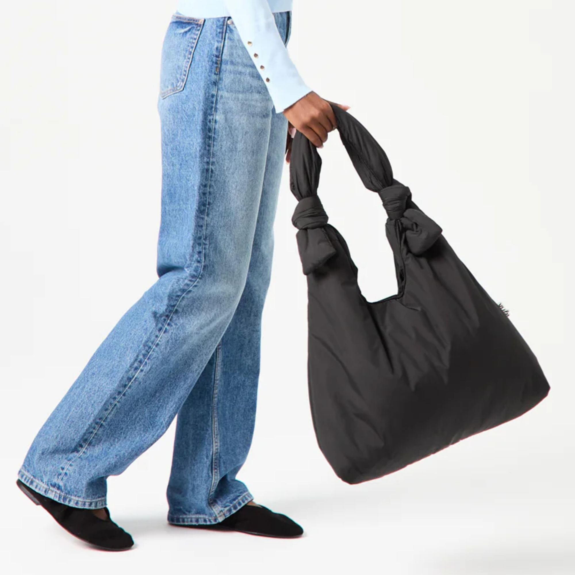 Biwa Puffy Bag - Black