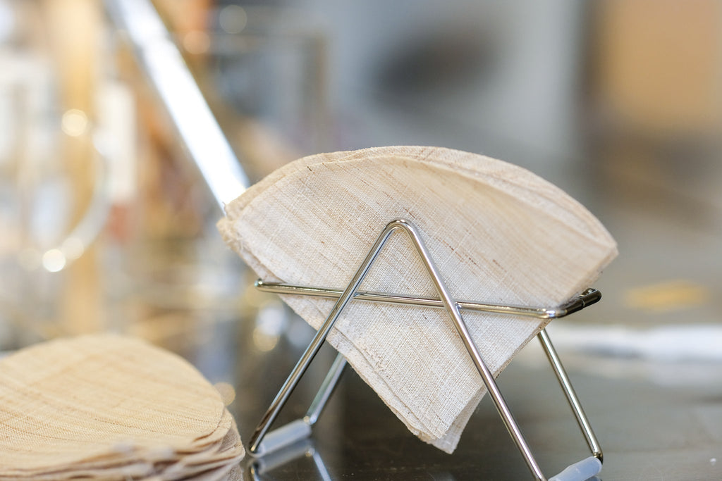 Reusable Handcrafted Ramie Coffee Filter-S