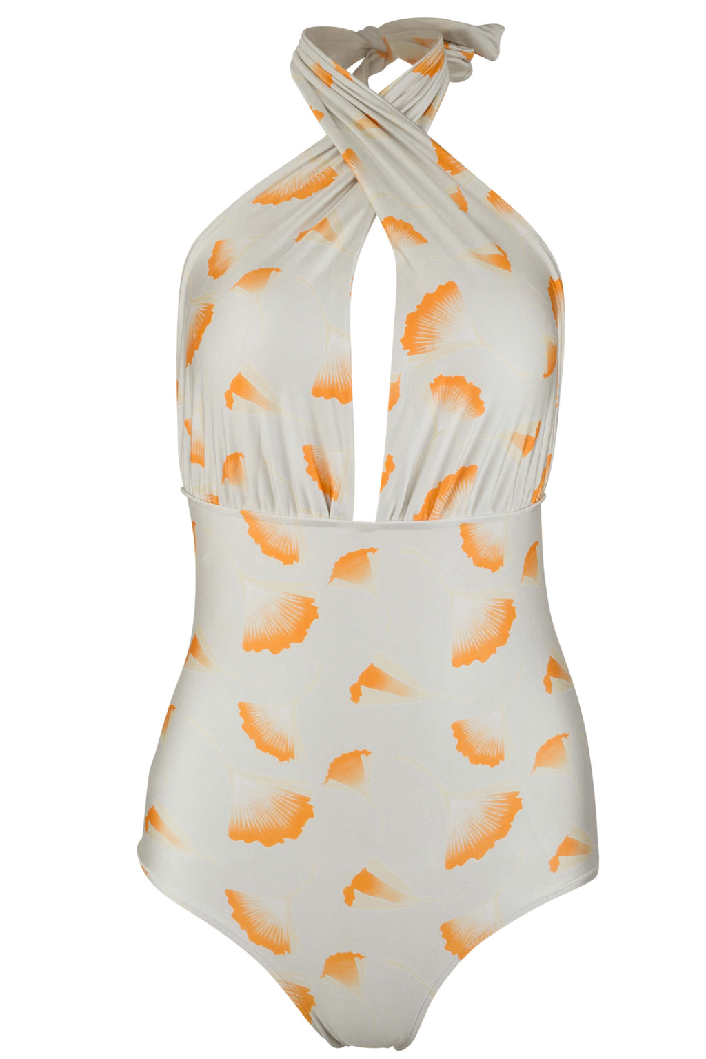 Fernande Halter One Piece Swimsuit in Ginkgo Ivory