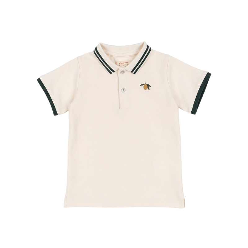 Florian Polo Shirt Gots - Antique White