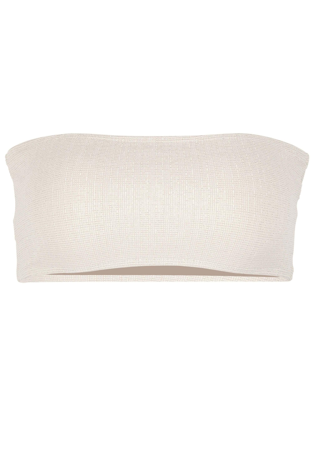 Giovanna Bandeau Bikini Top Platinum