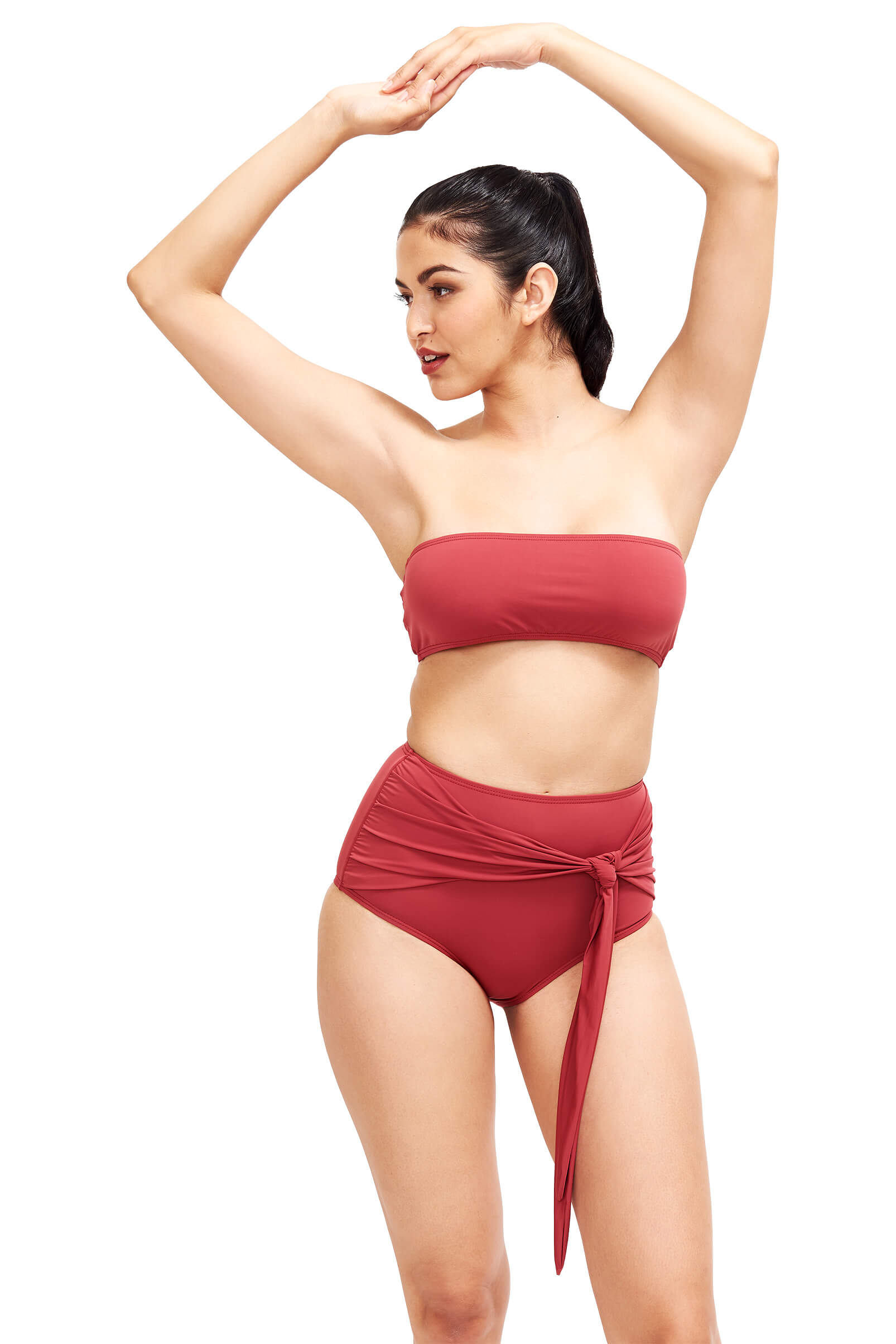 Giovanna High Waisted Bottom Terracotta