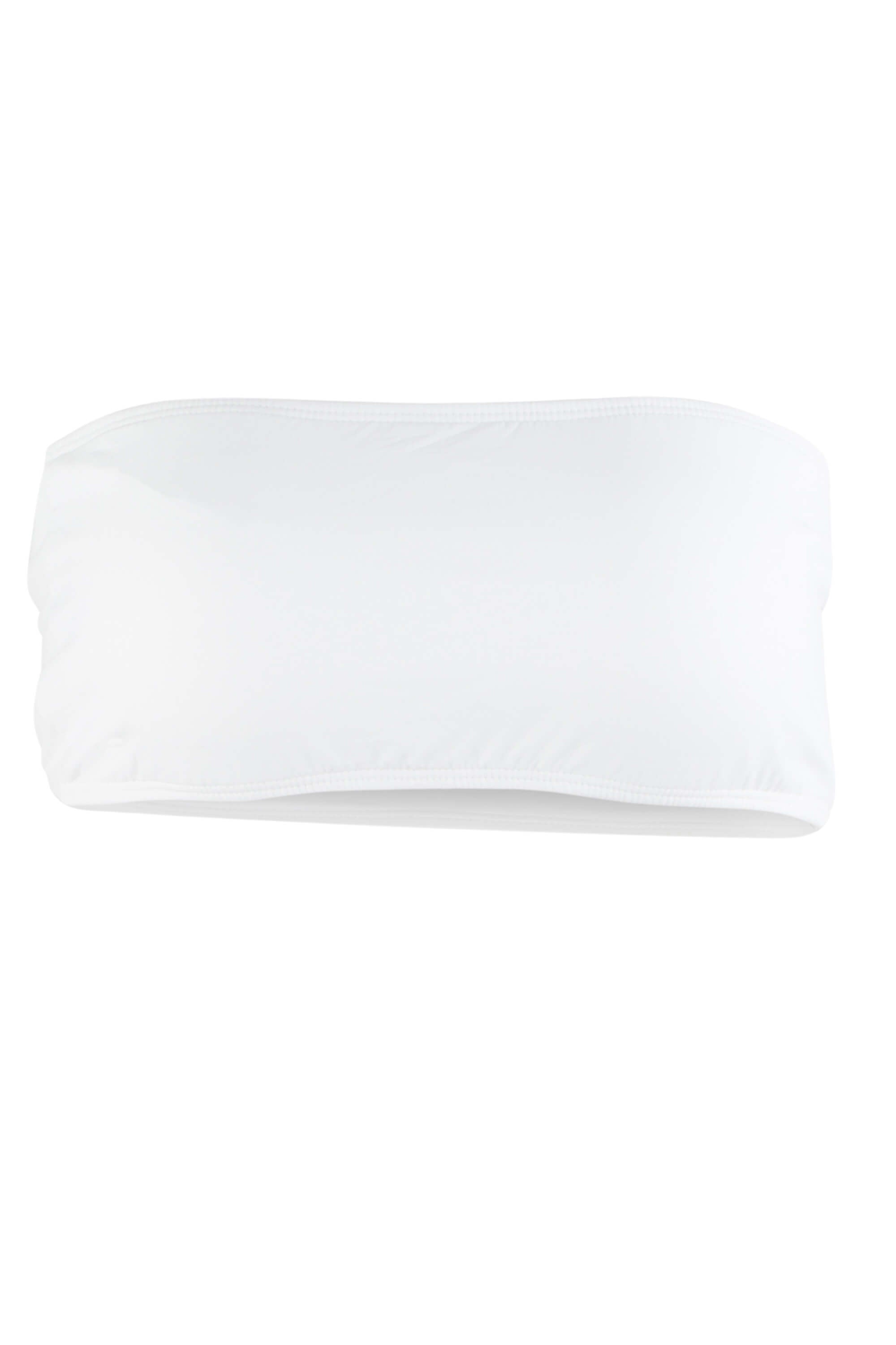 Giovanna Bandeau Bikini Top White