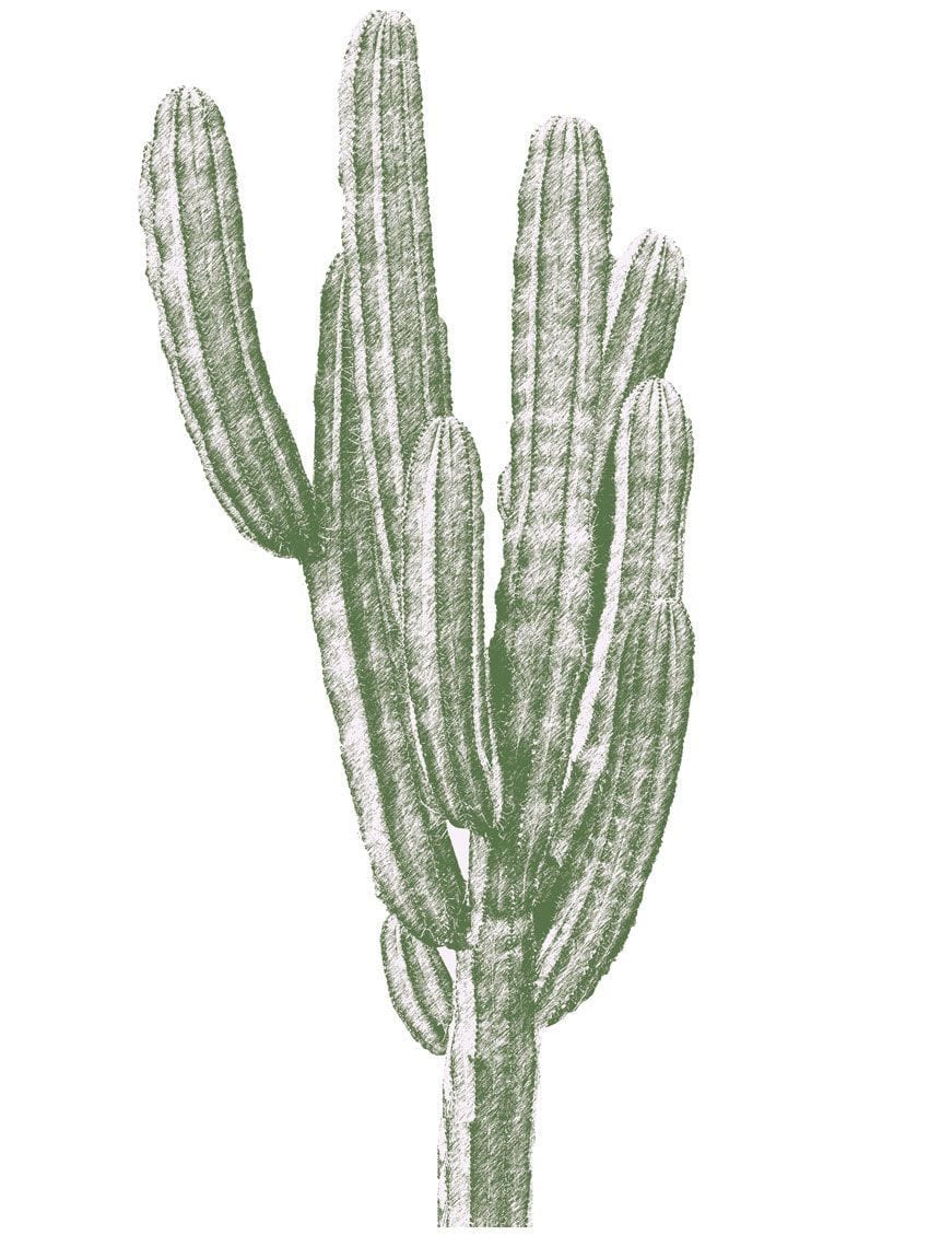 GREEN FINGER CACTUS WALL STICKER