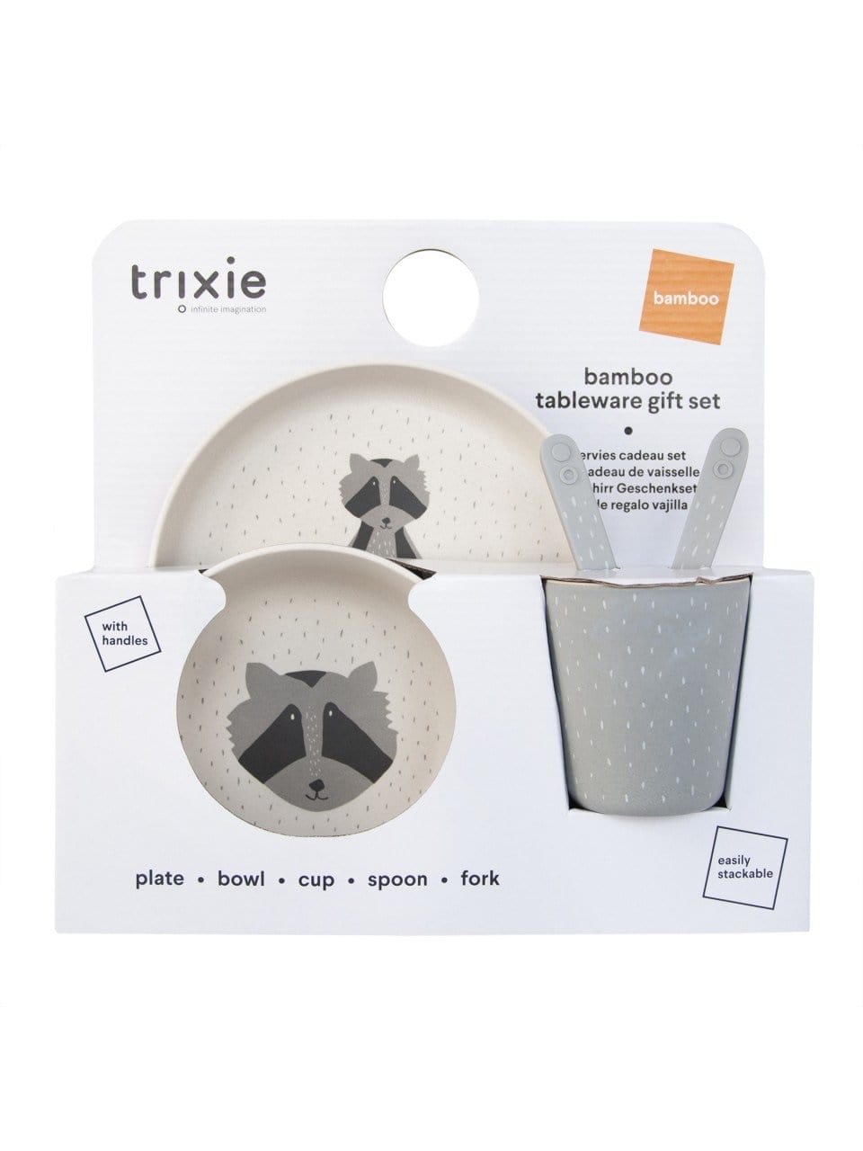 Tableware Gift set -Mr Raccoon