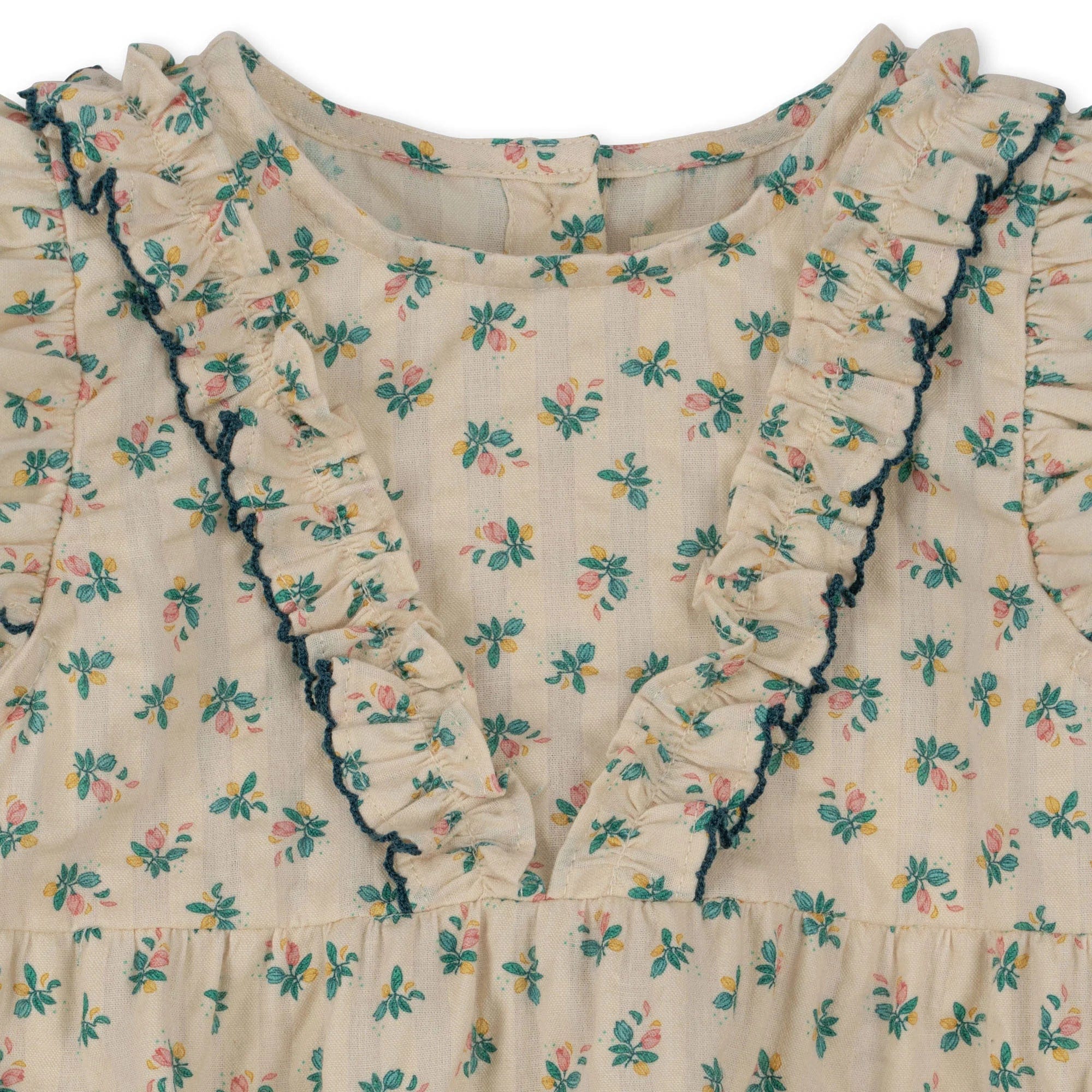 Kim Frill Romper Gots - Fleur Color