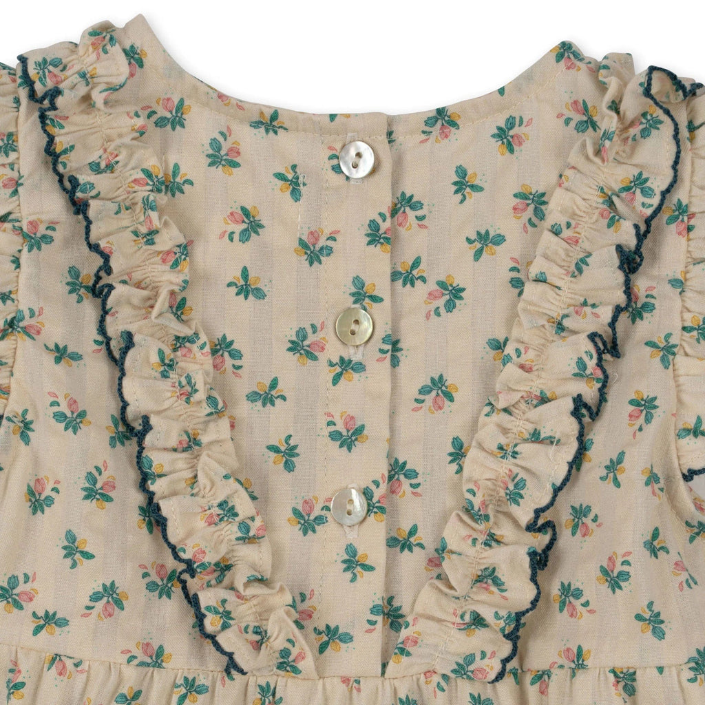 Kim Frill Romper Gots - Fleur Color