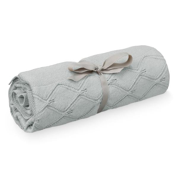 Leaf Knit Blanket- GOTS